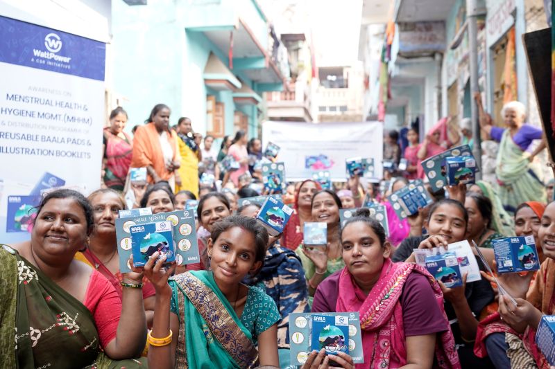 WattPower Reaches 4,000 Women with Menstrual Health Initiative in Gujarat and Rajasthan